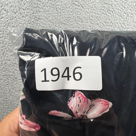 Reformation Misha Leilani Floral Pocket Dress Womens Size 2 XS Black - Picture 8 of 8